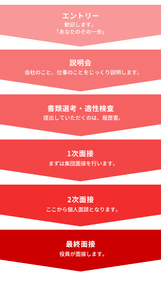 選考フロー